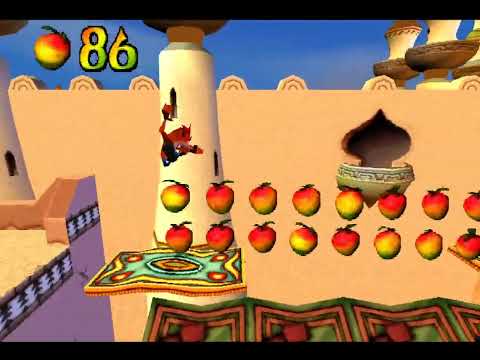 Crash Bandicoot 3 Hang'em High Yellow gem 27#