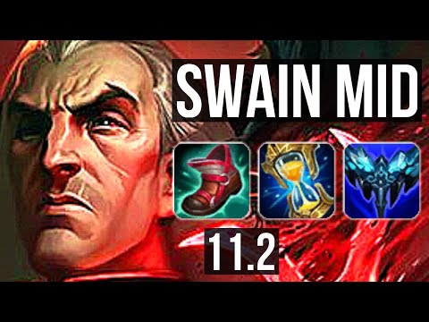 SWAIN vs ZED (MID) | Rank 1 Swain, 7/3/16, 400+ games | EUW Grandmaster | v11.2