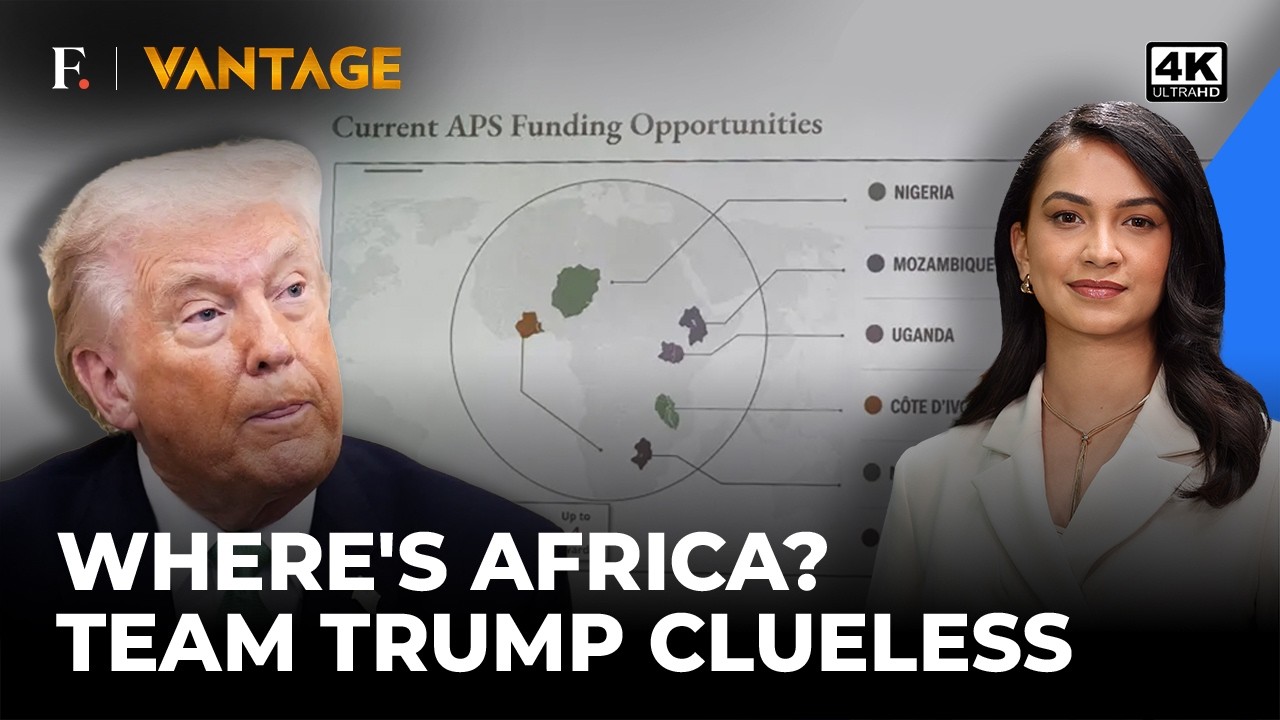 Trump Govt gets Africa Map Completely Wrong: Major Blunder or Disrespect? | Vantage on Firstpost |4K