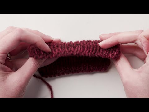 How to Work an Italian Bind-Off in Knitting