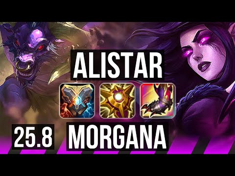 ALISTAR & Heimerdinger vs MORGANA & Caitlyn (SUP) | Rank 6 Alistar | JP Challenger | 25.8