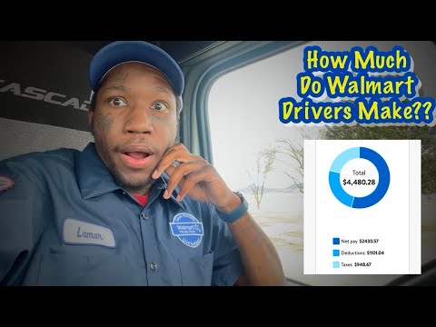 How Much I Make Driving for Walmart!!