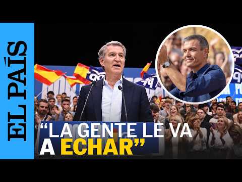 FEIJÓO promete “echar” a SÁNCHEZ “de la forma que menos le gusta a la mafia: con el voto» | EL PAÍS