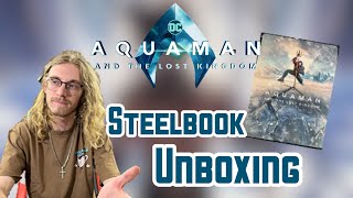 Aquaman and The Lost Kingdom STEELBOOK UNBOXING // Wal-Mart Exclusive