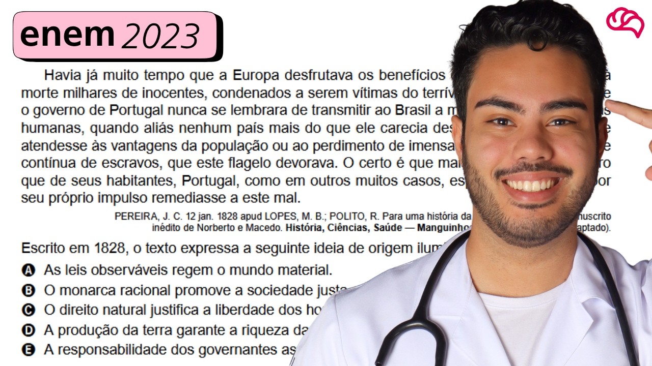 Resolução em Vídeo — Questão 77 ENEM 2023