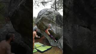 Video thumbnail of L'Envolée Tibétaine, 7a+. Fontainebleau