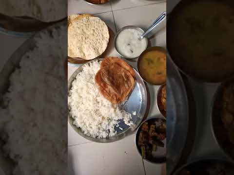 #shaheating RICE,DAL FRY,PURI,KHEER,ALOO CURRY,BHINDI FRY OR PAPAD||#SHORTS#YOUTUBE #indianfood