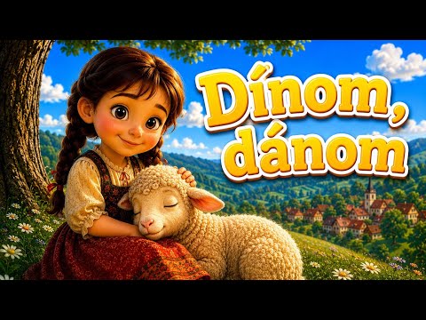 Dínom, dánom 🌿 | Slovenská detská pesnička | Slovak Folk Song | Pre deti