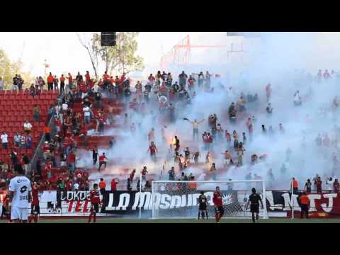 "La Masakr3 al medio tiempo en la Copa Tijuana 2014" Barra: La Masakr3 • Club: Tijuana • País: México