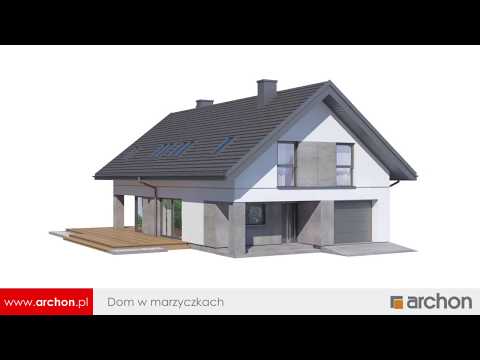Dom w marzyczkach - Atrakcyjny i komfortowy dom z poddaszem użytkowym I ARCHON+ Projekty Domów