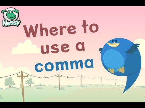 Nessy Writing Strategy | When to use a comma | Help with Punctuation