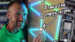 LED Glyph Puzzle using ESP32