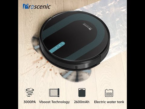 Proscenic 850T Robot Vacuum Cleaner, Wi-Fi Connected Robot Vacuum