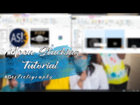 Moon Image Stacking and Processing (using Pipp, Autostakkert and Registax )