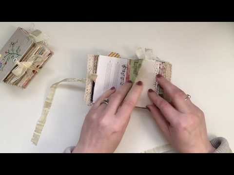 Micro mini junk journal using this and that #1