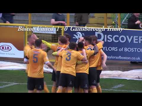 Boston United v Gainsborough Trinity Highlights 26122017