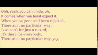 Ain&#39;t No Particular Way - Shania Twain Lyrics