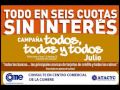 CAMPAÑA TODOS, TODAS Y TODOS TODO EN SEIS CUOTAS