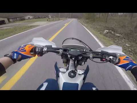 Test riding a  2018 Husqvarna FE450 Dual Sport !