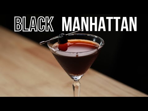 How to Make the Black Manhattan – A Bold Twist on the Classic