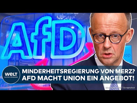 DEUTSCHLAND: Zoff bei Union und SPD! AfD macht Merz ein Angebot! Minderheitsregierung möglich?