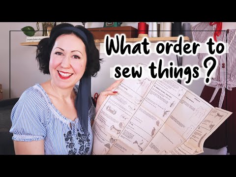 DO YOU KNOW THE RIGHT ORDER TO SEW GARMENTS TOGETHER? Learn this and you can learn to sew anything!