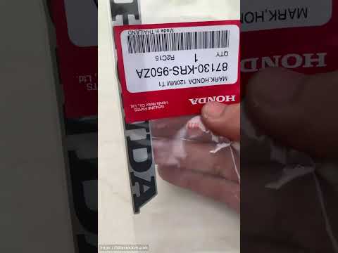 TEM LẺ CHỮ HONDA DÁN BỬNG