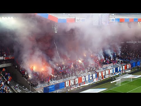 26.09.2021 FC Basel - FC Zürich 3:1, Choreo, Support, Muttenzerkurve