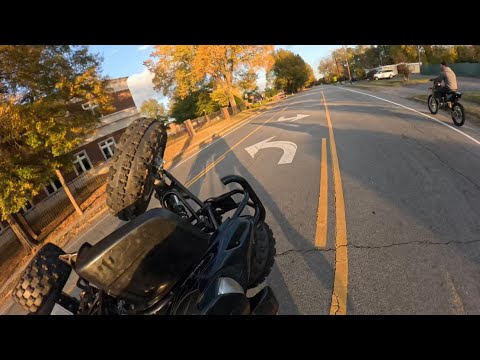 Blaster First Street ride! I CRASHED MY ATV 🤦🏾‍♂️