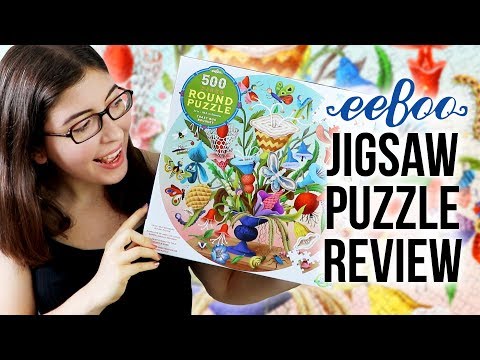 Jigsaw Puzzle Review: Eeboo 500 Piece Round Puzzles
