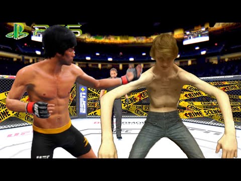 UFC4 Bruce Lee vs. Skeleton EA Sports UFC 4