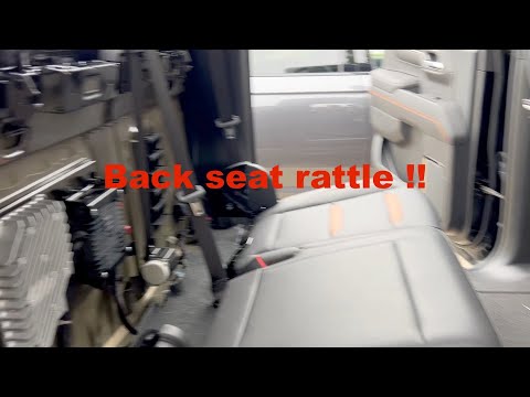 DON'T BUY GM TRUCK UNTILL YOU WATCH THIS back seat rattle !!
