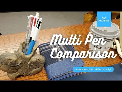 Сравнение многофункциональных ручек и карандашей • BIC, Paper Mate, Uniball Jetstream, Pilot Coleto