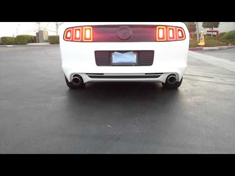 mustang v6 bbk and flowmaster exhaust
