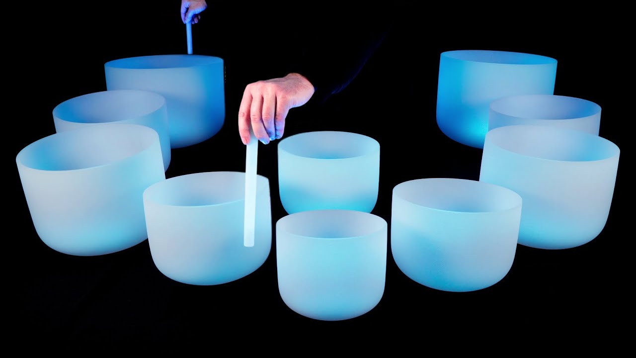 Crystal Bowls for Deep Sleep 🌀 Rejuvenating Quietude 432 Hz