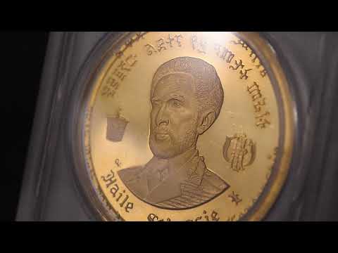 Moneta, Etiopia, Haile Selassie, 100 Dollars, 1966, Proof, PCGS, PR66DCAM, FDC