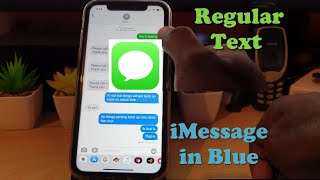 How to Set Up iMessage ( Regular Text vs iMessage)