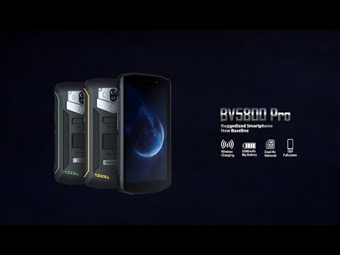 Official 3D graphic video of Blackview BV5800 Pro, IP68 rugged smartphone with wireless charging