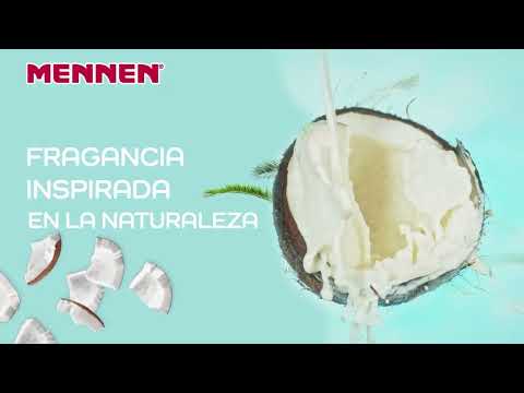 thumbnail video image 2 of Shampoo Mennen Humecta y Desenreda Coco y Algodón 2 en 1 700 ml, 2 of 5