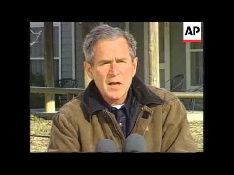 President Bush on Bin Laden, Kashmir