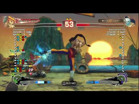 SoulSlayaz [Adon] Vs Nassim-69700 [Vega] SSF4 AE Ranked Matches - PSN