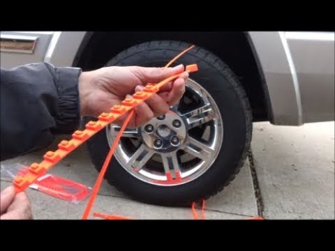 Zip tie snow chains How to Install, Uninstall, Review