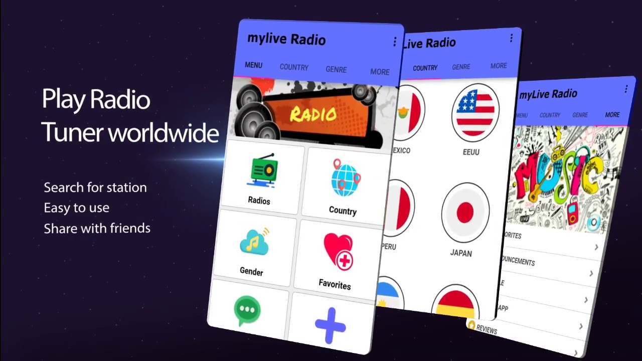 myLive Radio FM - AM app Free Radio Station Tuner