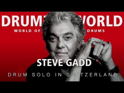 Steve Gadd: Legendary DRUM SOLO in Switzerland - 1989