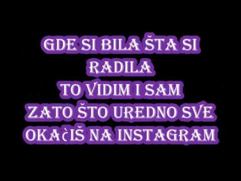Marko Mandic - Instagram - ft.Wikluh Sky + Tekst [Lyrics] HD
