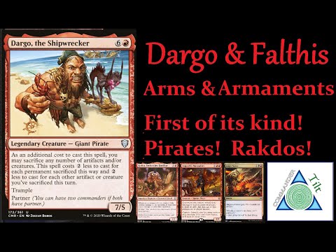 Dargo, the Shipwrecker and Falthis, Shadowcat Familiar partner decklist