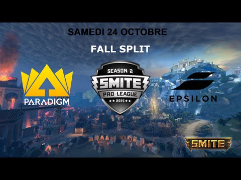 Smite Fr - SPL Eu Fall Split Week 10 : Paradigm Vs Epsilon eSports (game 2)