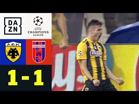 Umstrittener Elfer bringt Athen in die Champions League: AEK Athen - Videoton 1:1 | CL-Quali | DAZN