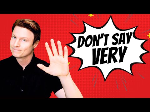 Don't say very! Use these instead |  English speaking excellence #englishspeaking