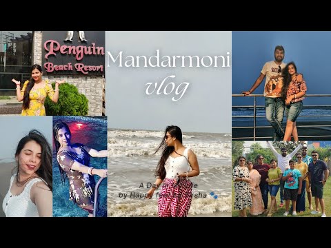 ।। Mandarmani trip💕।। Penguin Beach Resort।।mandarmani beach resort with pool।। sea face pool।। 🏖️ 🌊